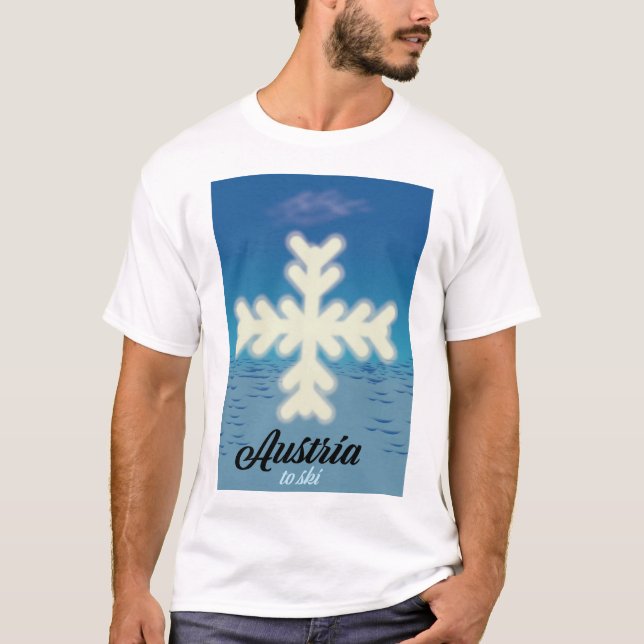 Camiseta Austria para esquiar (Anverso)