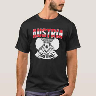 Camiseta Austria Ping Pong partidarios del tenis de mesa