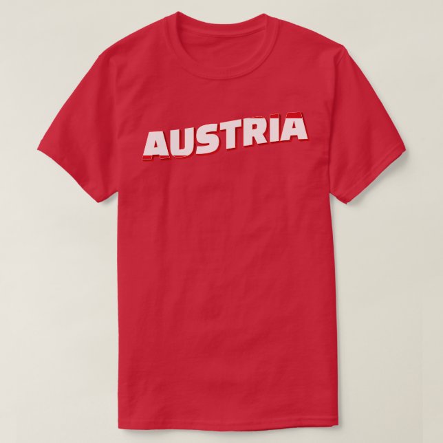 Camiseta Austria recuerdo retro estilo vintage 2 (Diseño del anverso)