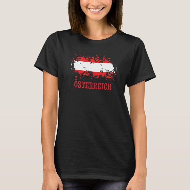 Camiseta Austrian enthusiasts for Österreich and Austria   (Anverso)