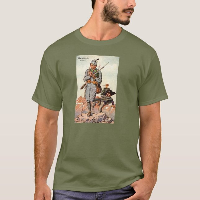 Camiseta Austrohúngaros que luchan a los italianos (Anverso)