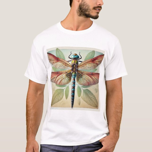 Camiseta Austropetalia dragonfly 100924IREF237 - Watercolor (Anverso)
