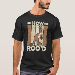 Camiseta Austrot de animales salvajes "How Roo d Kangaroo W