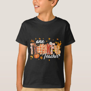 Camiseta Aut de la calabaza de Acción de Gracias de un prof