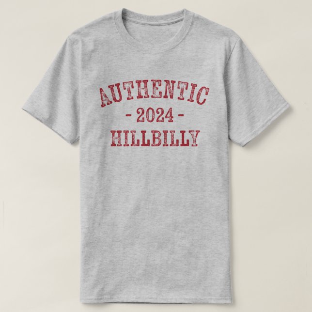 CAMISETA AUTÉNTICA HILLBILLY 2024 (Diseño del anverso)
