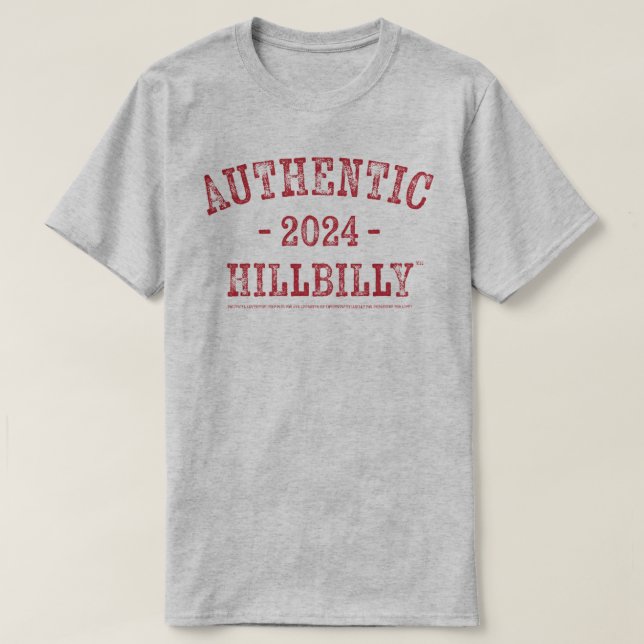 CAMISETA AUTÉNTICA HILLBILLY 2024 (Diseño del anverso)