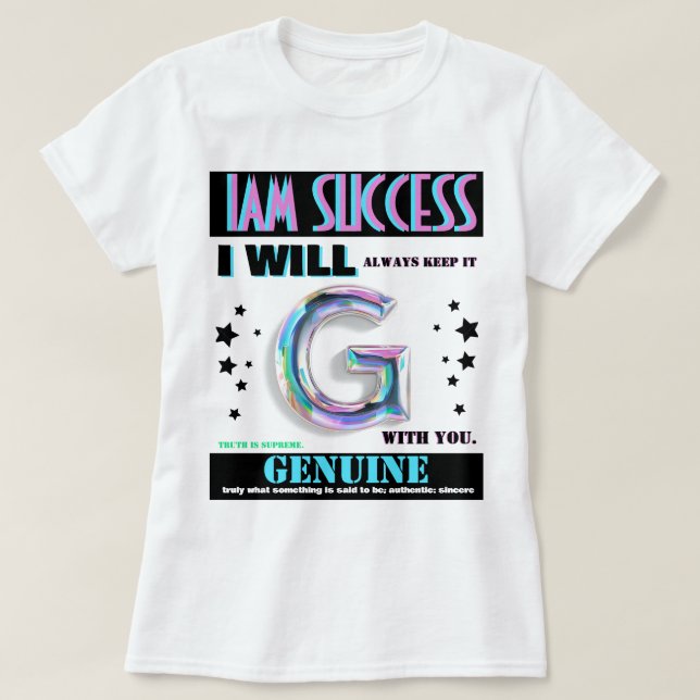 CAMISETA AUTÉNTICO (Diseño del anverso)