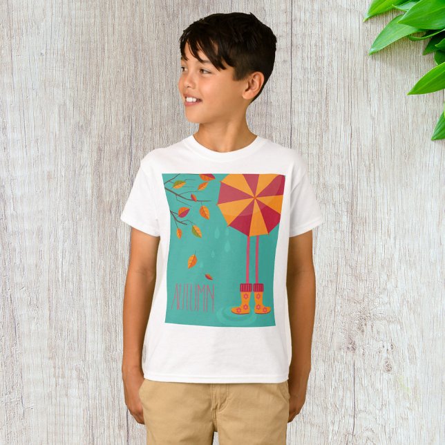 Camiseta Auténtico brote de lluvia y hojas de paraguas (Subido por el creador)
