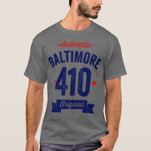 Camiseta Auténtico Código de área de Baltimore 410