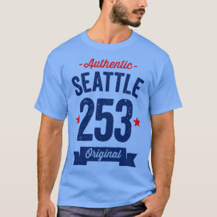 Camiseta Auténtico Código de área de Seattle 253