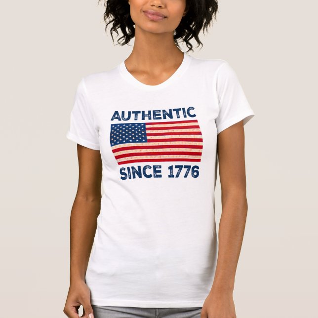 Camiseta Auténtico Desde 1776 (Anverso)