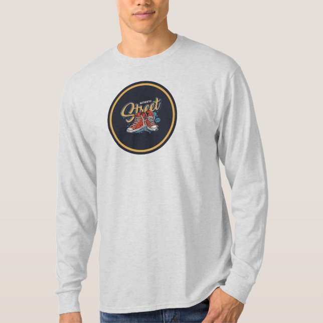 Camiseta "Auténtico estilo urbano urbano" (Anverso)