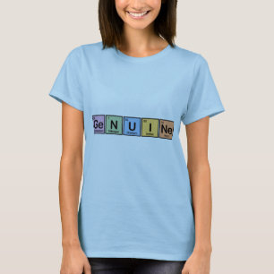 Camiseta Auténtico hecho de elementos