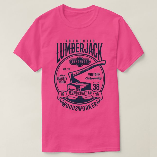 Camiseta Auténtico Lumberjack (Diseño del anverso)