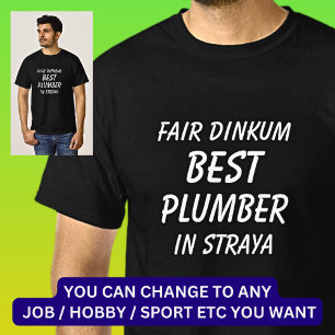 Camiseta AUTÉNTICO MEJOR FONTANERO en Australia