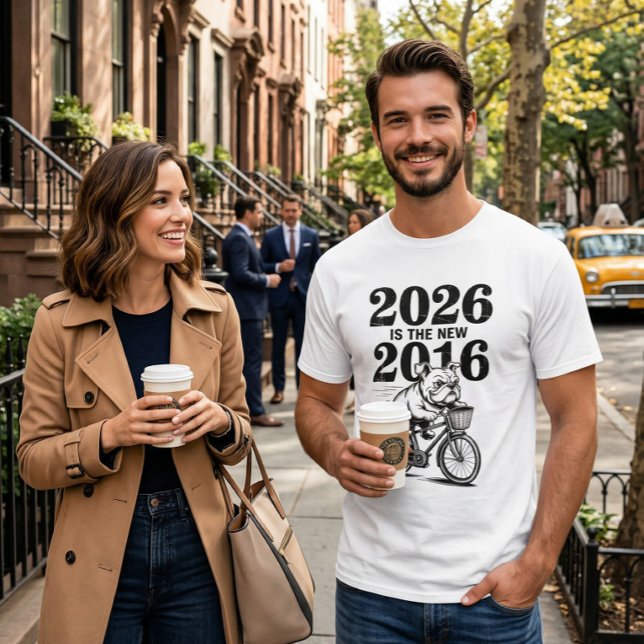 Camiseta Auténtico NYC 2026 Es El Nuevo 2016 (2026 is the new 2016)
