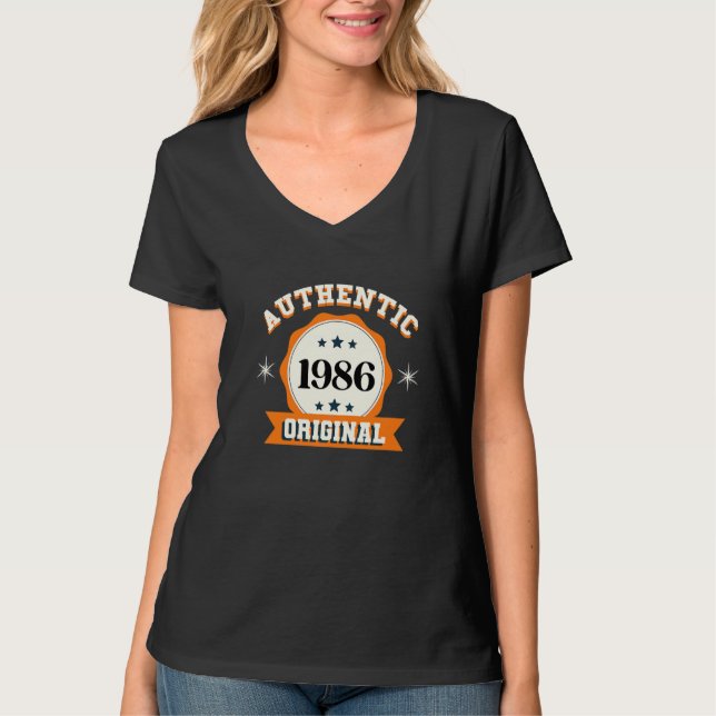 Camiseta Auténtico original de 1986 (Anverso)