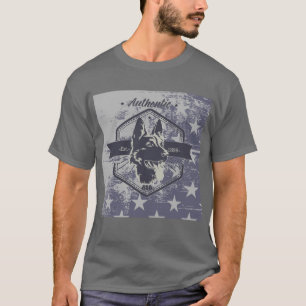 CAMISETA AUTÉNTICO SHEPHERD PERRO TEG SHIRT