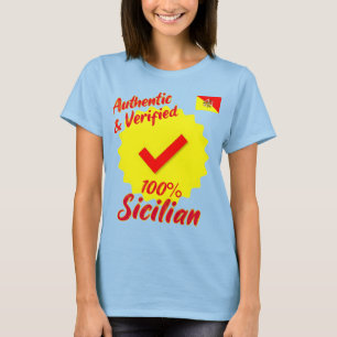 Camiseta Auténtico y verificado 100% siciliano