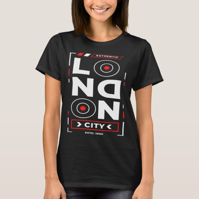 Camiseta Authentic London City Est 1966 (Anverso)