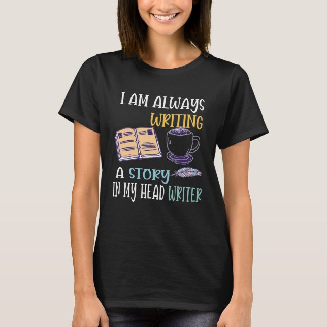 Camiseta Author Journalist Teacher Writing Content Creator  (Anverso)