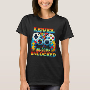 Camiseta Autis del controlador de videojuegos desbloqueado