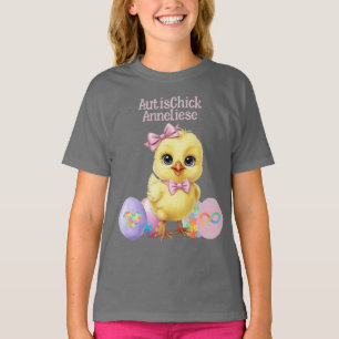 Camiseta AutisChick, Chica personalizado de autismo más ráp