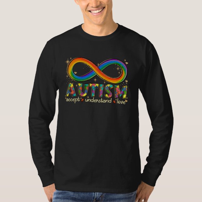 Camiseta Autism  Accept Understand Love It s Ok Be Differen (Anverso)