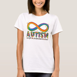 Camiseta Autism Awareness Accept, Love, Understanding
