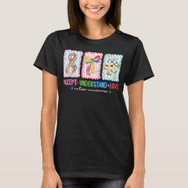 Camiseta Autism Awareness Accept Understand Love Ribbon Puz