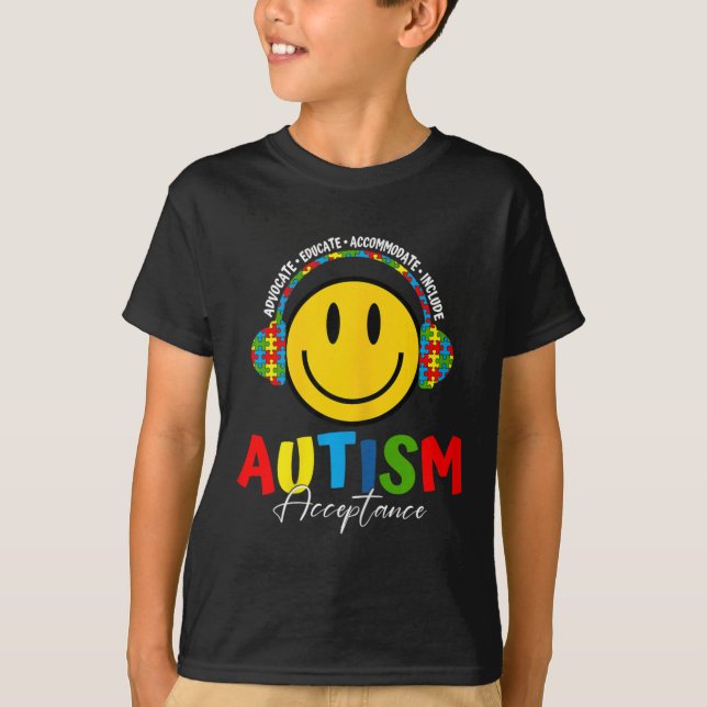 Camiseta Autism Awareness Acceptance Special Education Teac (Anverso)