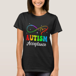 Camiseta Autism Awareness Aceptation Infinity Symbol Hombre