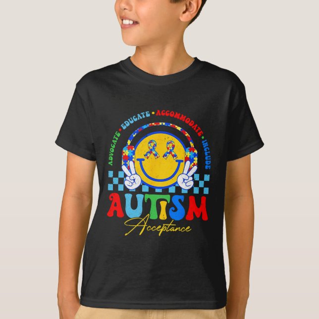 Camiseta Autism Awareness Aceptation Special Education Teac (Anverso)