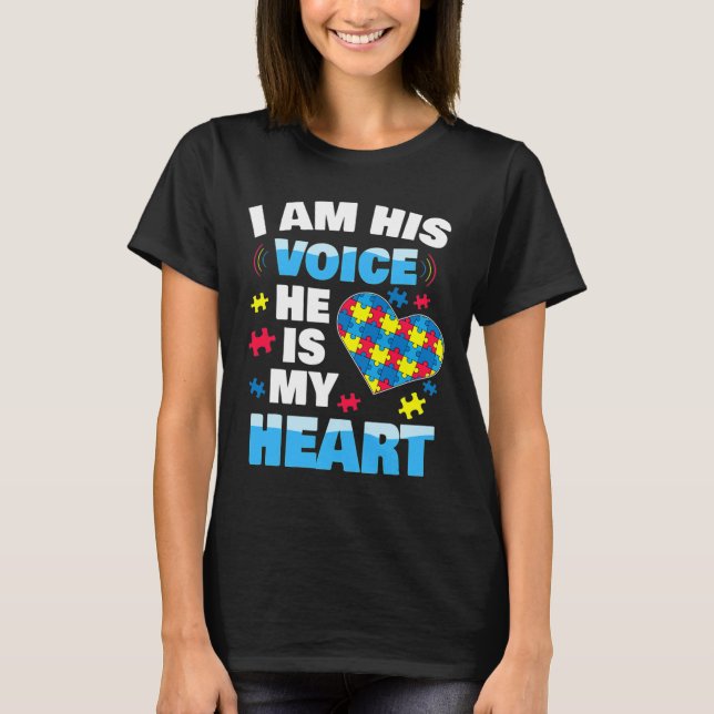 Camiseta Autism Awareness Aspergers Mom (Anverso)