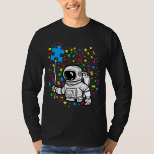 Camiseta Autism Awareness Astronauta Balloon Autism Space K