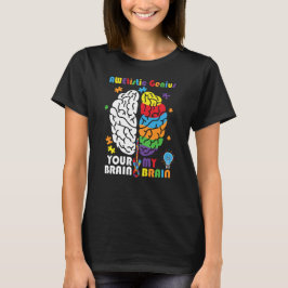 Camiseta Autism Awareness Awetistic Genius Braus Autistic
