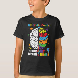 Camiseta Autism Awareness Awetistic Genius Braus Autistic
