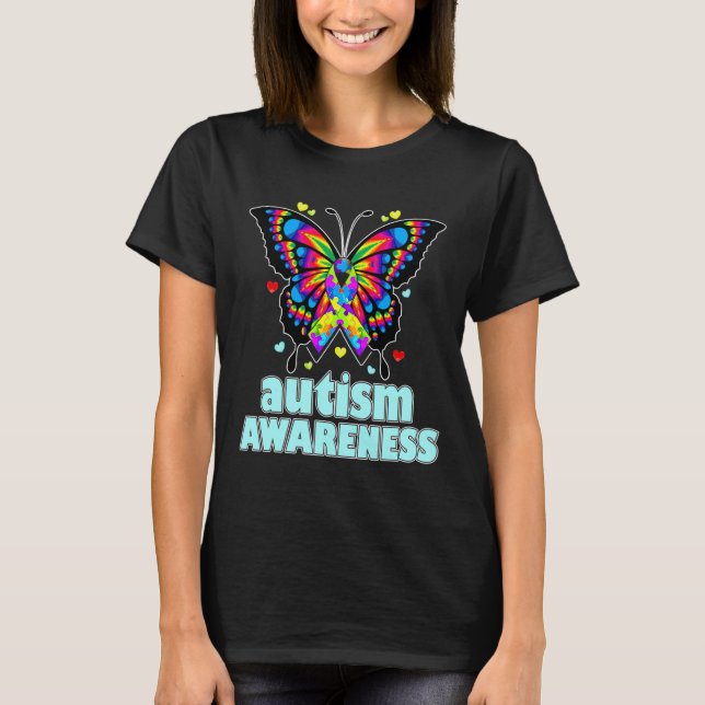 Camiseta Autism Awareness Butfly (Anverso)