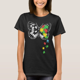 Camiseta Autism Awareness Butfly Síndrome de Asperger Autis