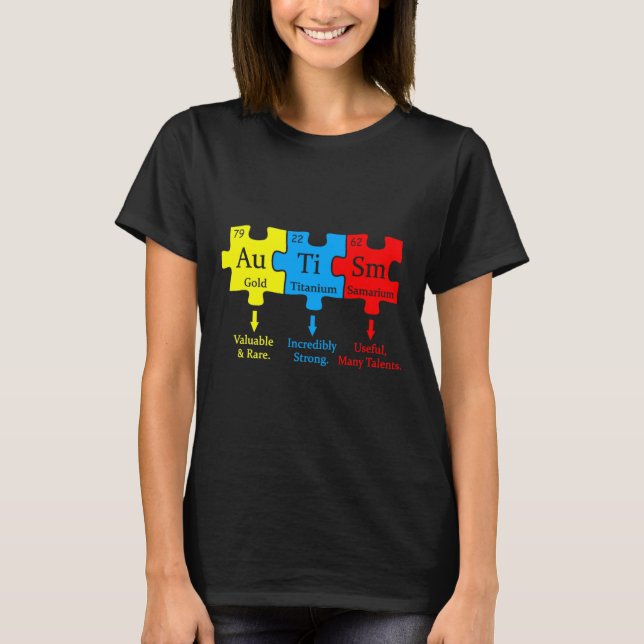 Camiseta Autism Awareness Chemical (Anverso)