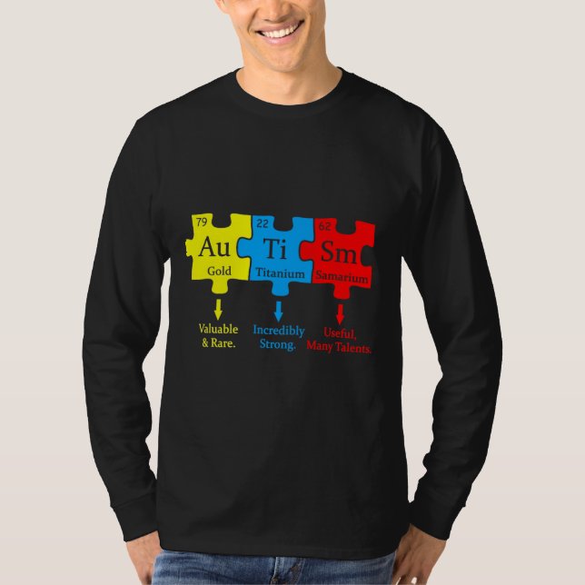 Camiseta Autism Awareness Chemical (Anverso)