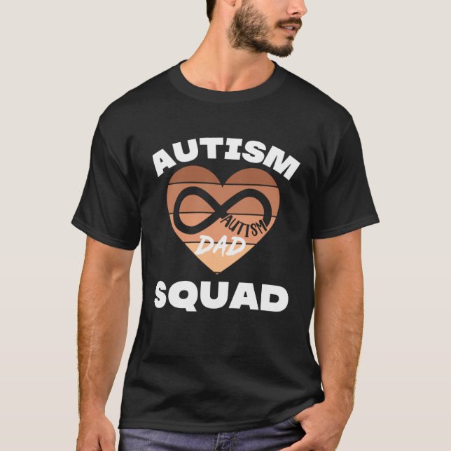 Camiseta Autism Awareness Dad Of Autistic Son Kids Autism D (Anverso)