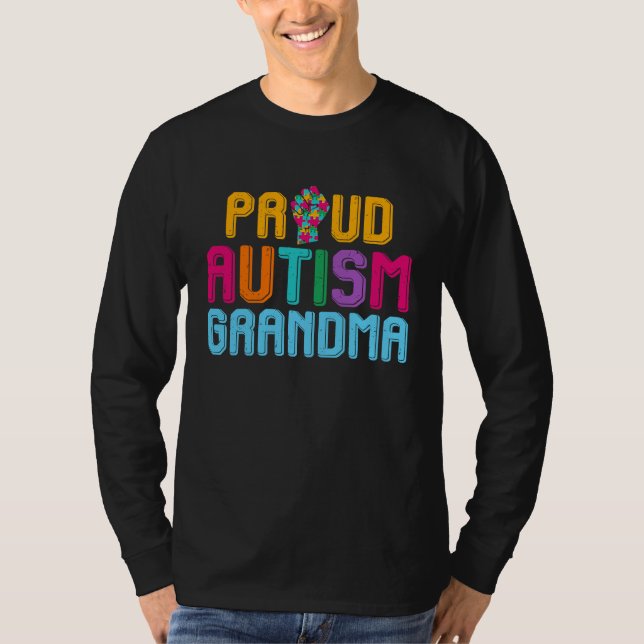 Camiseta Autism Awareness Day Matching Family Proud Autism  (Anverso)