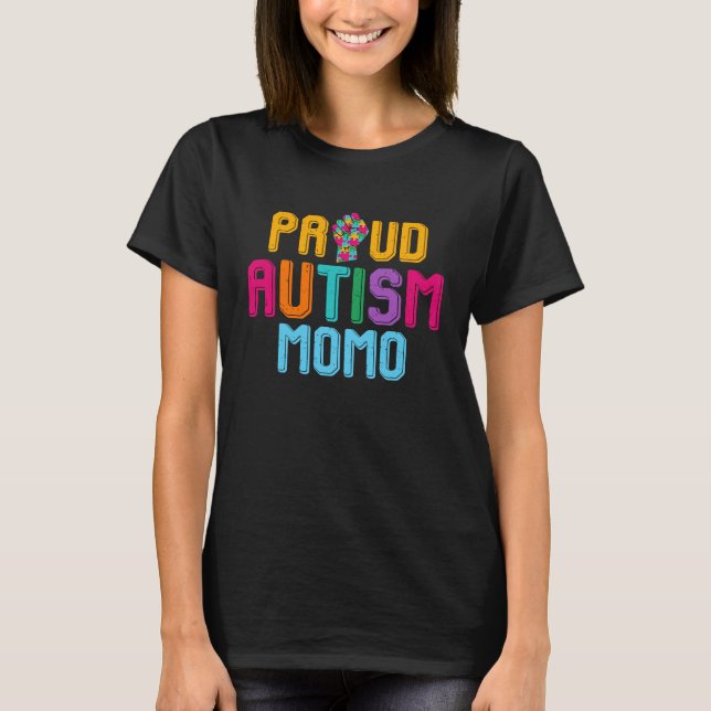 Camiseta Autism Awareness Day Matching Family Proud Autism  (Anverso)
