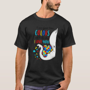 Camiseta Autism Awareness Elephan Veo tus verdaderos colore