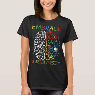 Camiseta Autism Awareness Embrace Neurodiversidad TDAH Auti