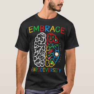 Camiseta Autism Awareness Embrace Neurodiversidad TDAH Auti