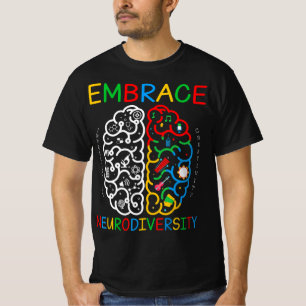 Camiseta Autism Awareness Embrace Neurodiversidad TDAH Auti
