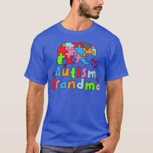 Camiseta Autism Awareness Grandma Bear Premium