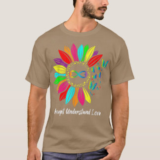 Camiseta Autism Awareness Infinity Acepta Comprender Amor S